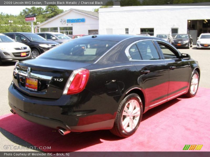 Tuxedo Black Metallic / Charcoal Black 2009 Lincoln MKS Sedan