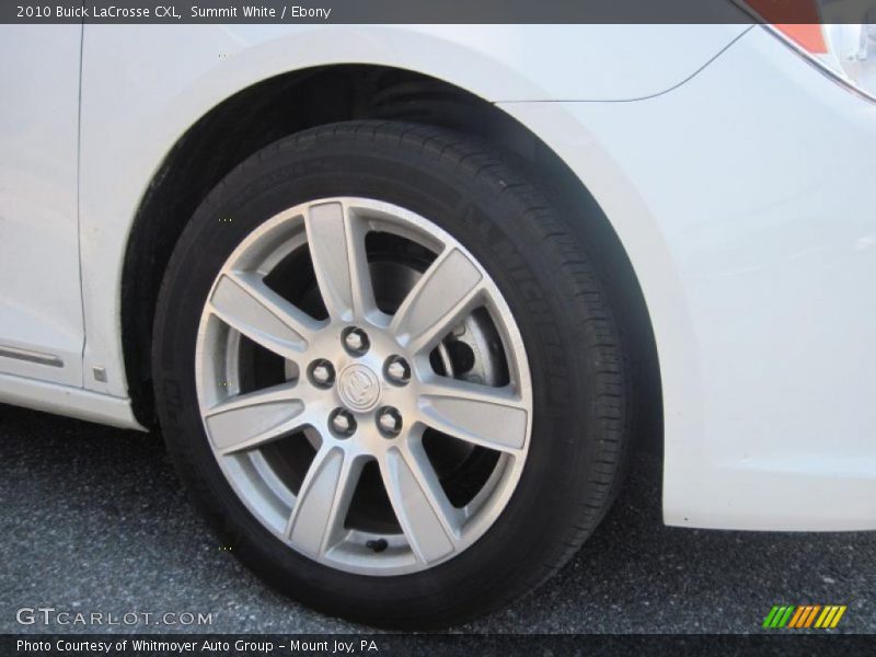 Summit White / Ebony 2010 Buick LaCrosse CXL