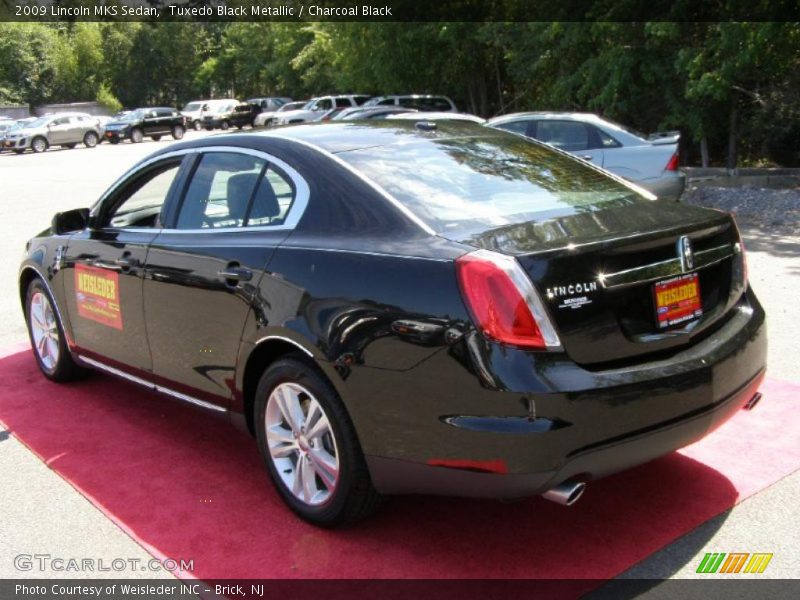 Tuxedo Black Metallic / Charcoal Black 2009 Lincoln MKS Sedan