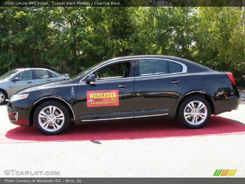 Tuxedo Black Metallic / Charcoal Black 2009 Lincoln MKS Sedan
