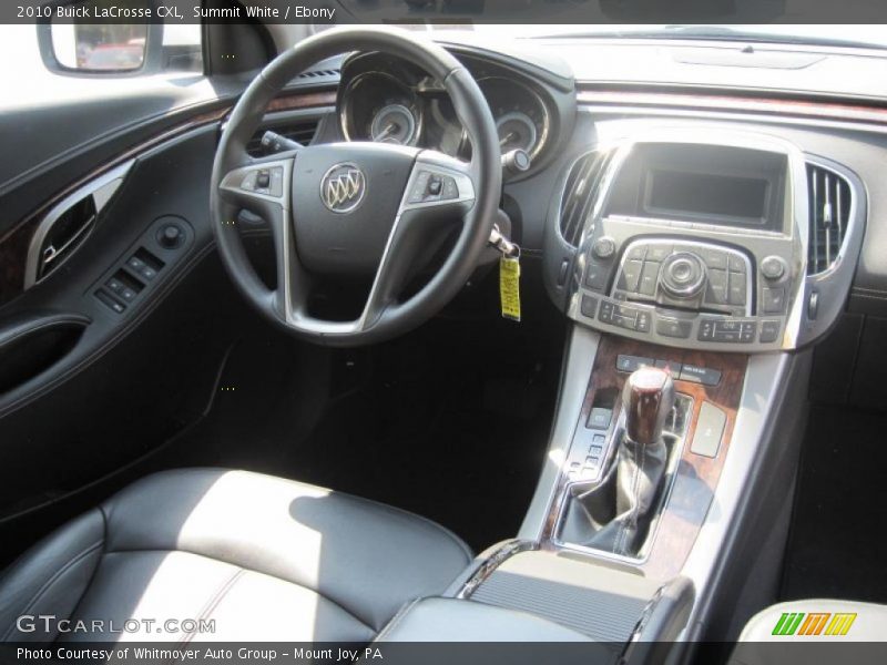 Summit White / Ebony 2010 Buick LaCrosse CXL