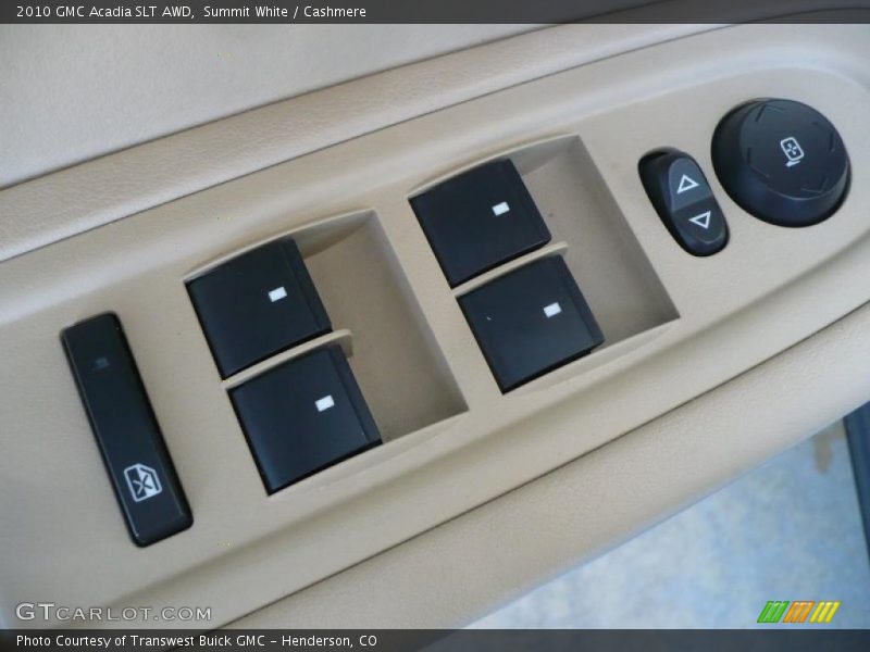 Summit White / Cashmere 2010 GMC Acadia SLT AWD