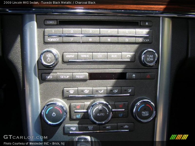 Tuxedo Black Metallic / Charcoal Black 2009 Lincoln MKS Sedan