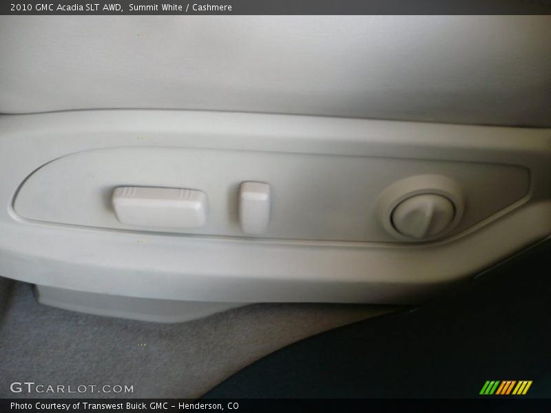 Summit White / Cashmere 2010 GMC Acadia SLT AWD