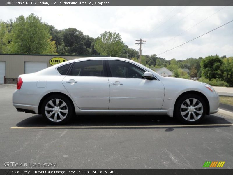 Liquid Platinum Metallic / Graphite 2006 Infiniti M 35x Sedan