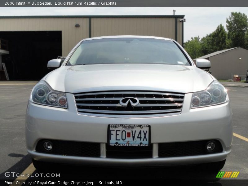 Liquid Platinum Metallic / Graphite 2006 Infiniti M 35x Sedan