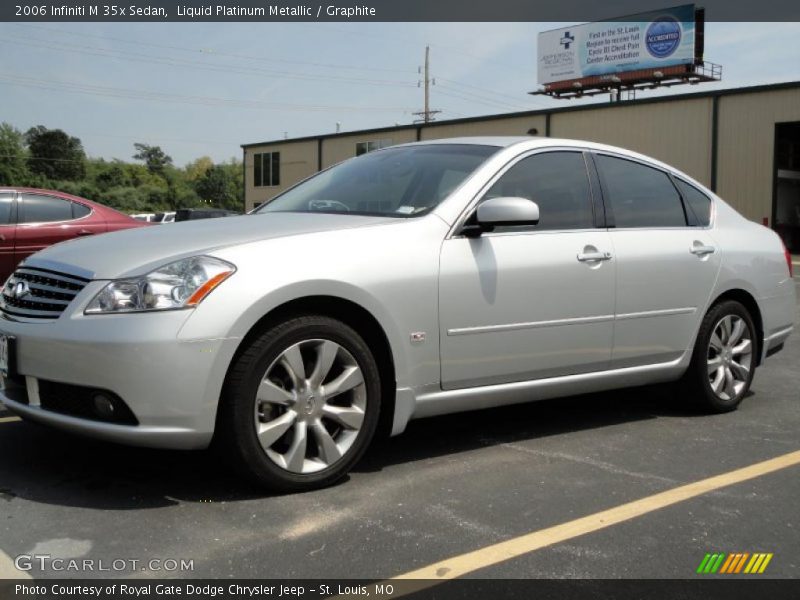 Liquid Platinum Metallic / Graphite 2006 Infiniti M 35x Sedan