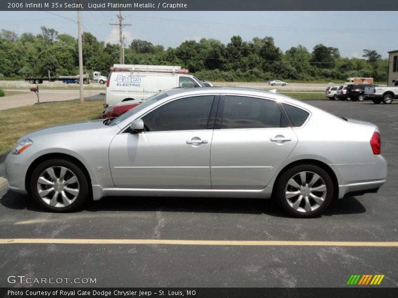Liquid Platinum Metallic / Graphite 2006 Infiniti M 35x Sedan