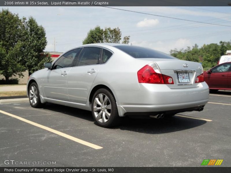Liquid Platinum Metallic / Graphite 2006 Infiniti M 35x Sedan