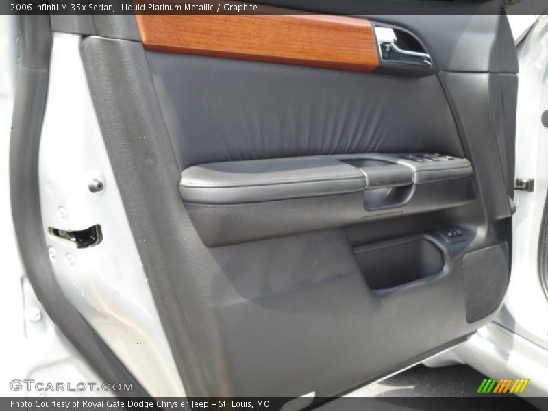 Liquid Platinum Metallic / Graphite 2006 Infiniti M 35x Sedan