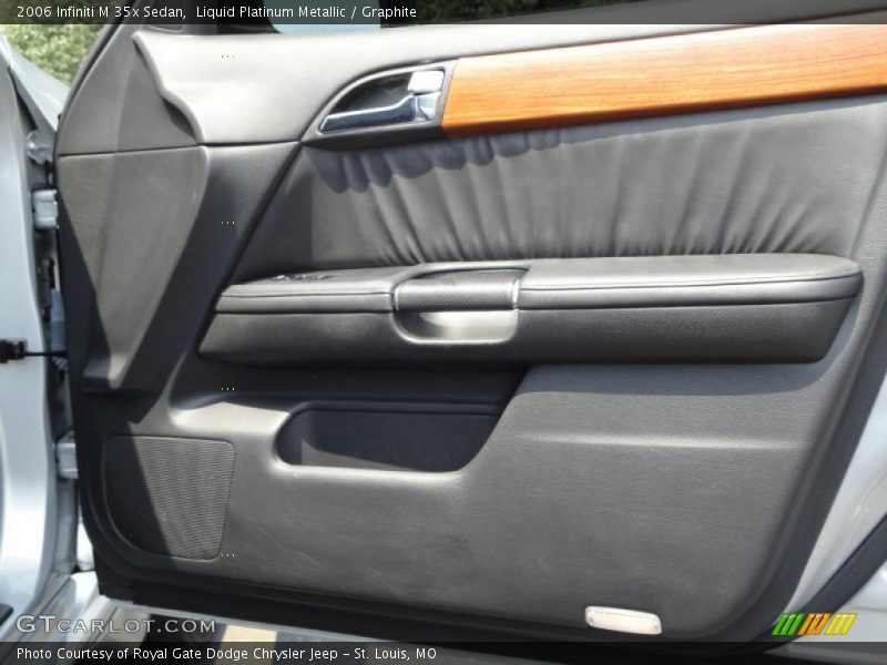 Liquid Platinum Metallic / Graphite 2006 Infiniti M 35x Sedan
