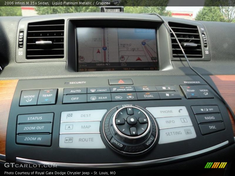 Liquid Platinum Metallic / Graphite 2006 Infiniti M 35x Sedan