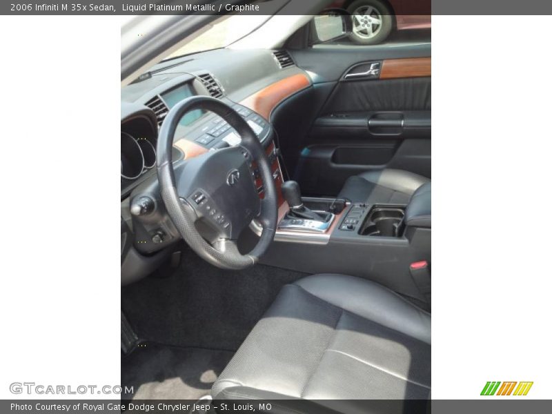 Liquid Platinum Metallic / Graphite 2006 Infiniti M 35x Sedan