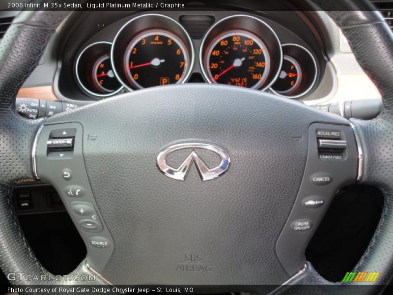 Liquid Platinum Metallic / Graphite 2006 Infiniti M 35x Sedan