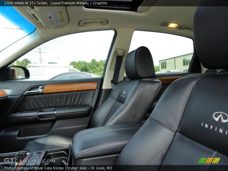 Liquid Platinum Metallic / Graphite 2006 Infiniti M 35x Sedan