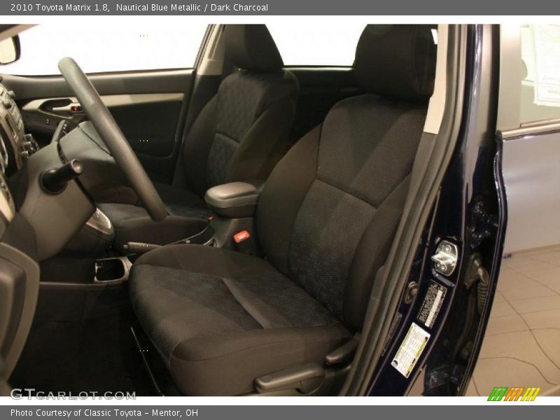 Nautical Blue Metallic / Dark Charcoal 2010 Toyota Matrix 1.8