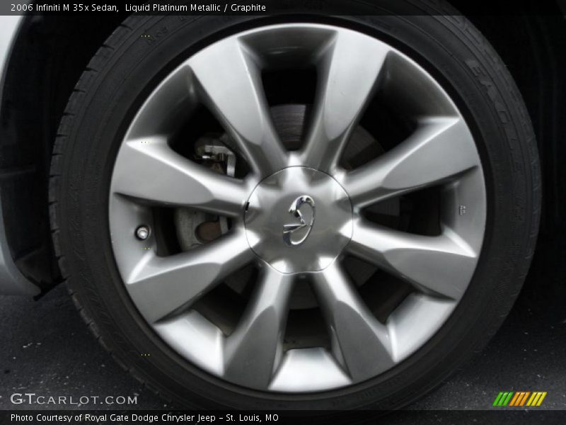 Liquid Platinum Metallic / Graphite 2006 Infiniti M 35x Sedan