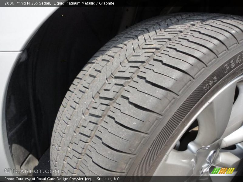 Liquid Platinum Metallic / Graphite 2006 Infiniti M 35x Sedan