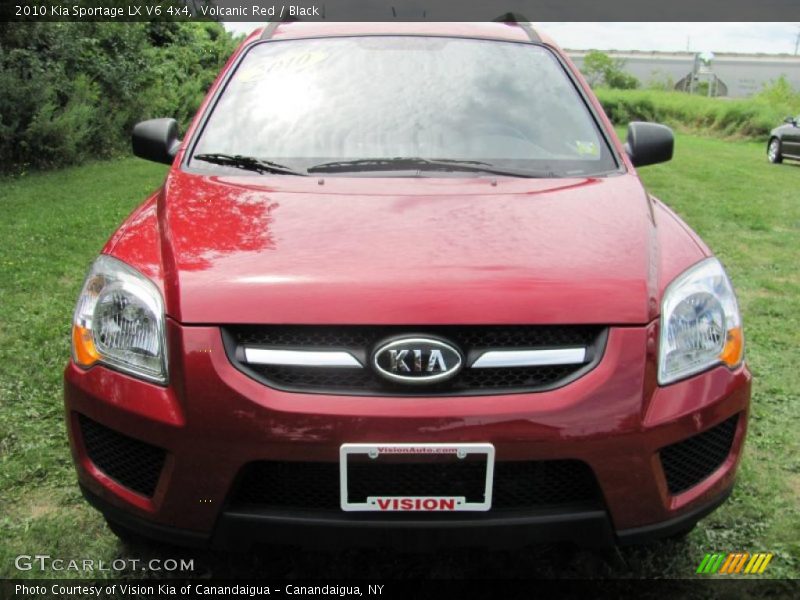 Volcanic Red / Black 2010 Kia Sportage LX V6 4x4