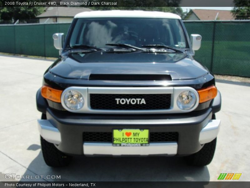 Black Diamond / Dark Charcoal 2008 Toyota FJ Cruiser 4WD