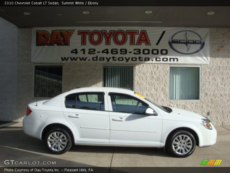 Summit White / Ebony 2010 Chevrolet Cobalt LT Sedan