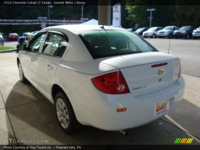Summit White / Ebony 2010 Chevrolet Cobalt LT Sedan