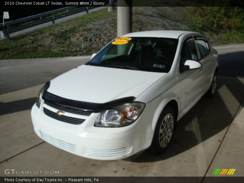 Summit White / Ebony 2010 Chevrolet Cobalt LT Sedan
