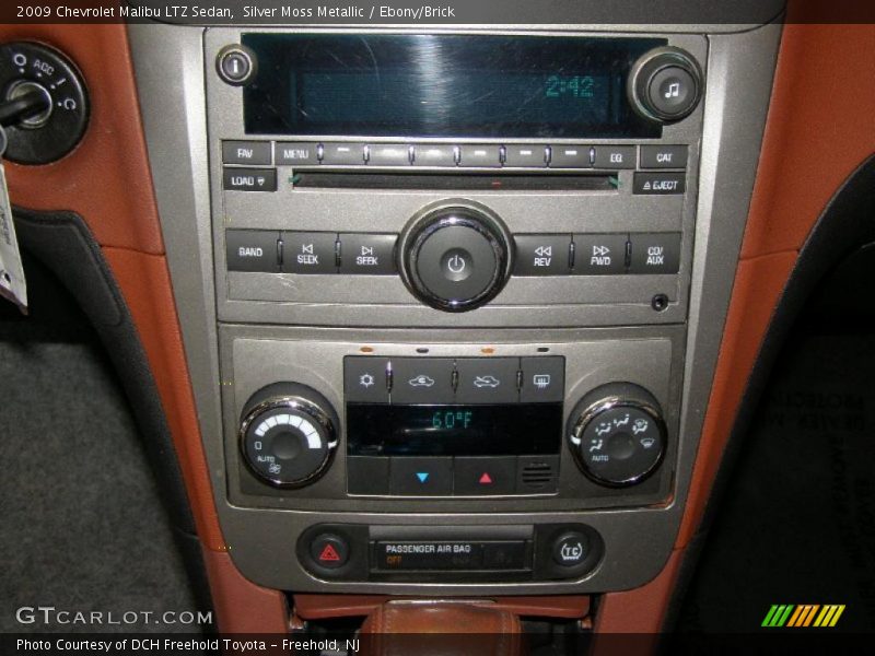 Silver Moss Metallic / Ebony/Brick 2009 Chevrolet Malibu LTZ Sedan