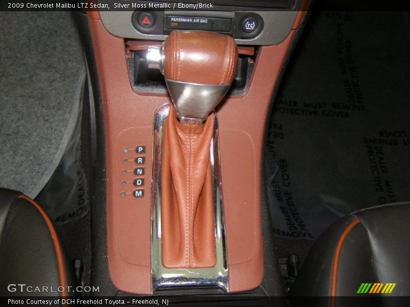 Silver Moss Metallic / Ebony/Brick 2009 Chevrolet Malibu LTZ Sedan