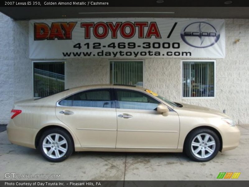 Golden Almond Metallic / Cashmere 2007 Lexus ES 350