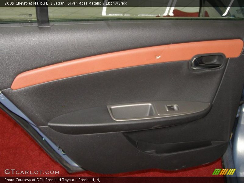 Silver Moss Metallic / Ebony/Brick 2009 Chevrolet Malibu LTZ Sedan