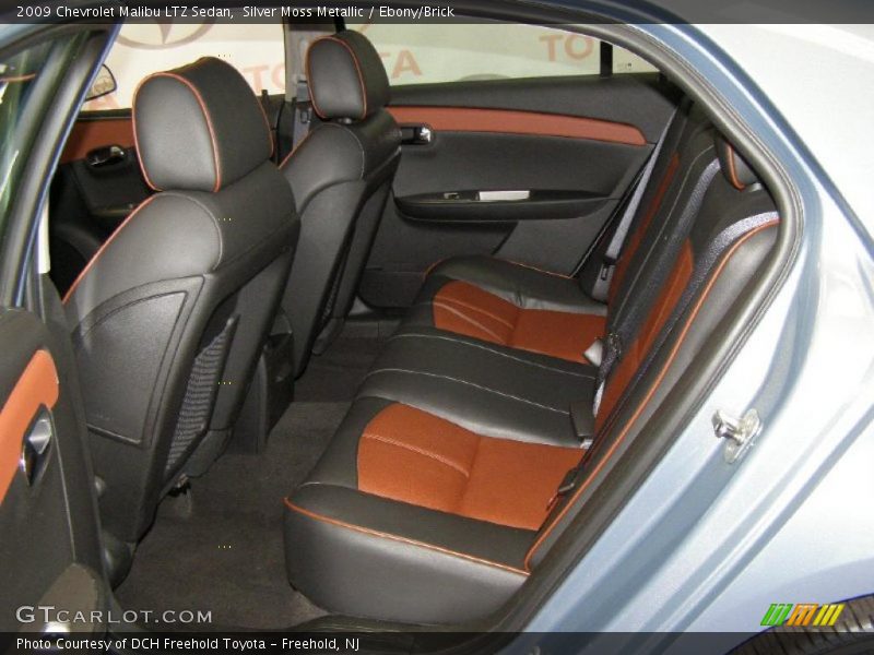 Silver Moss Metallic / Ebony/Brick 2009 Chevrolet Malibu LTZ Sedan