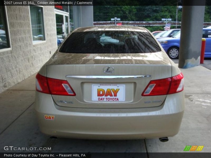 Golden Almond Metallic / Cashmere 2007 Lexus ES 350