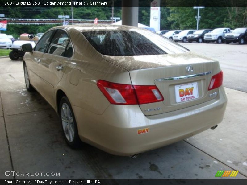 Golden Almond Metallic / Cashmere 2007 Lexus ES 350