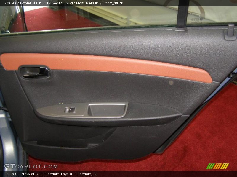 Silver Moss Metallic / Ebony/Brick 2009 Chevrolet Malibu LTZ Sedan