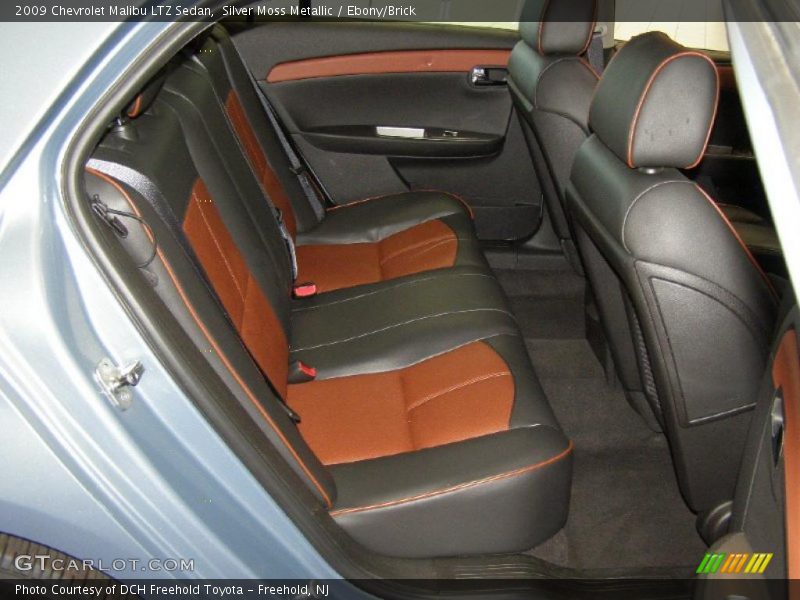 Silver Moss Metallic / Ebony/Brick 2009 Chevrolet Malibu LTZ Sedan