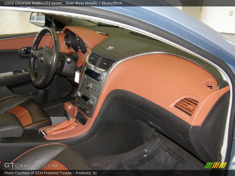 Silver Moss Metallic / Ebony/Brick 2009 Chevrolet Malibu LTZ Sedan