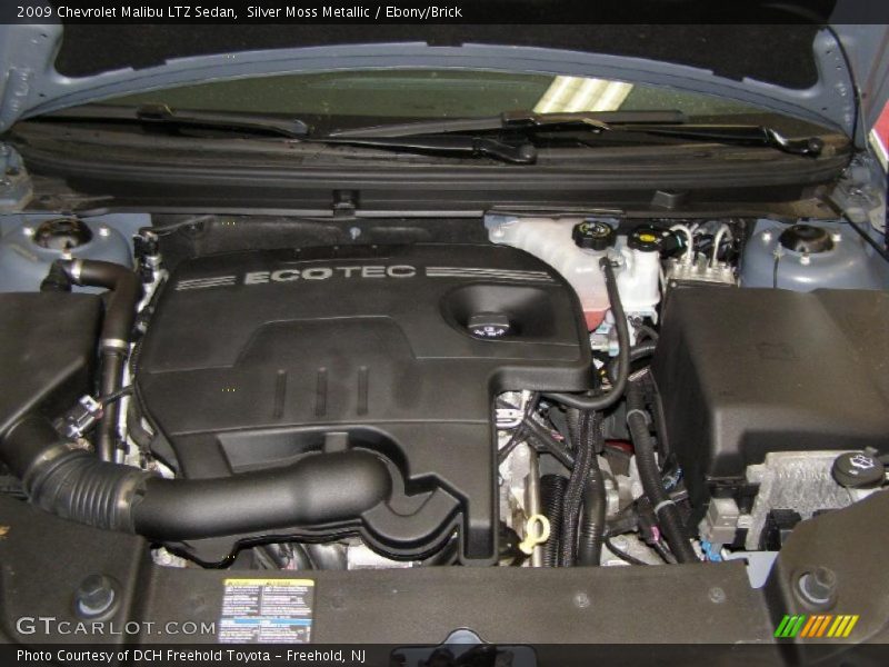 Silver Moss Metallic / Ebony/Brick 2009 Chevrolet Malibu LTZ Sedan