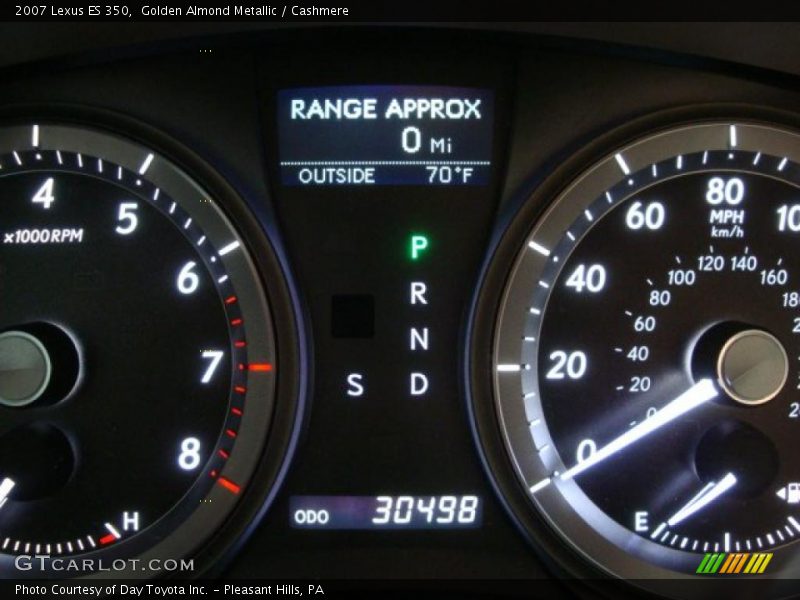 Golden Almond Metallic / Cashmere 2007 Lexus ES 350