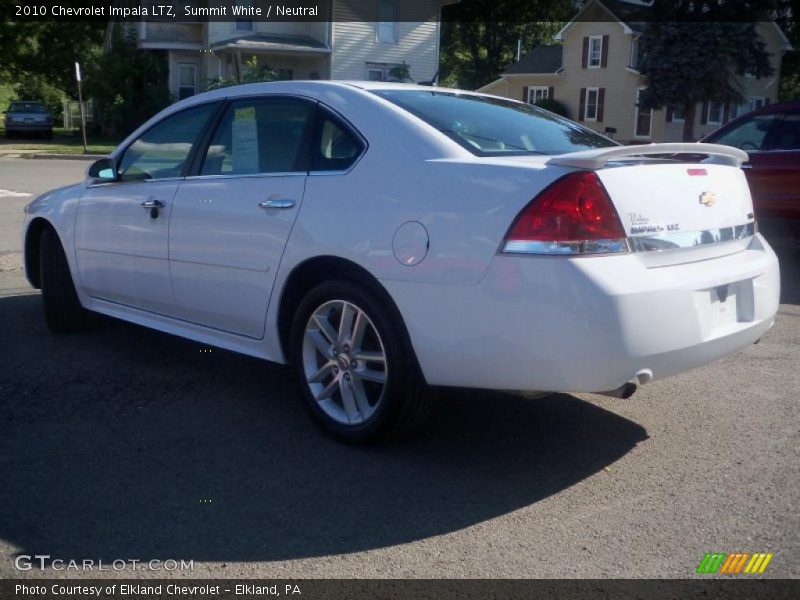 Summit White / Neutral 2010 Chevrolet Impala LTZ