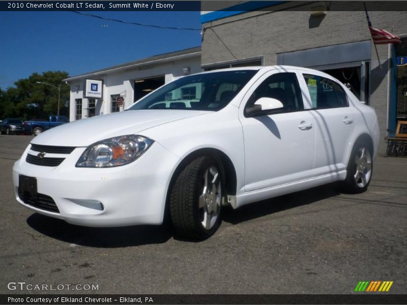 Summit White / Ebony 2010 Chevrolet Cobalt LT Sedan