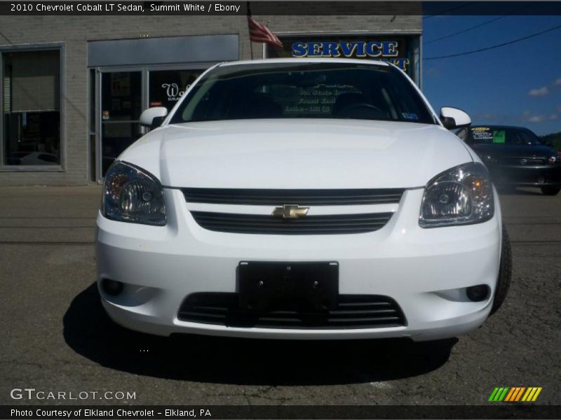 Summit White / Ebony 2010 Chevrolet Cobalt LT Sedan