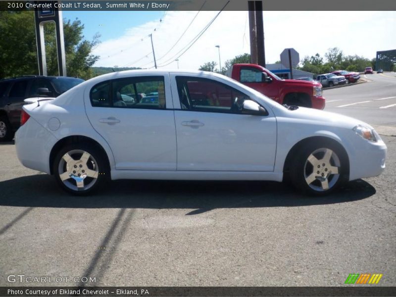 Summit White / Ebony 2010 Chevrolet Cobalt LT Sedan