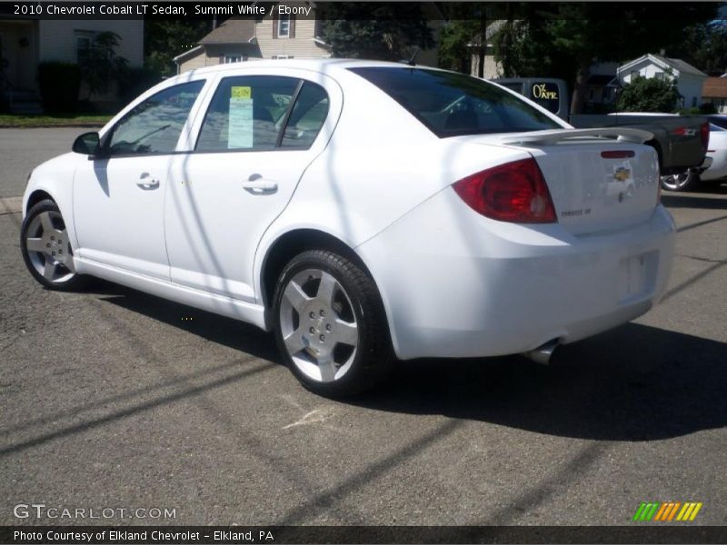 Summit White / Ebony 2010 Chevrolet Cobalt LT Sedan