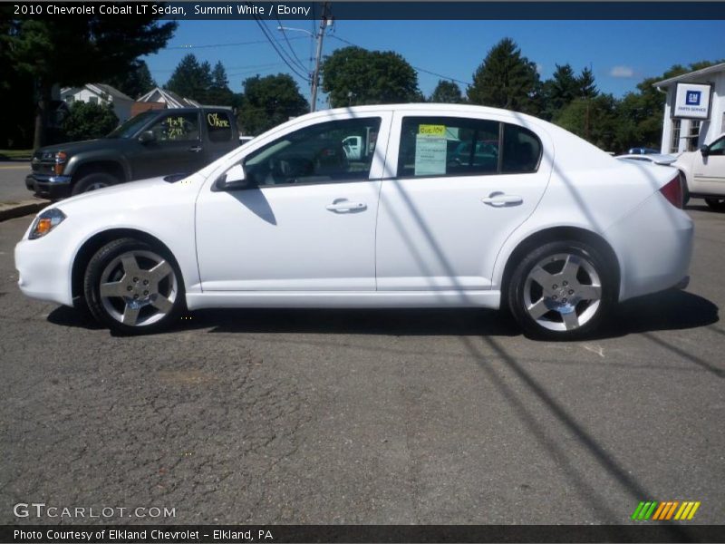 Summit White / Ebony 2010 Chevrolet Cobalt LT Sedan
