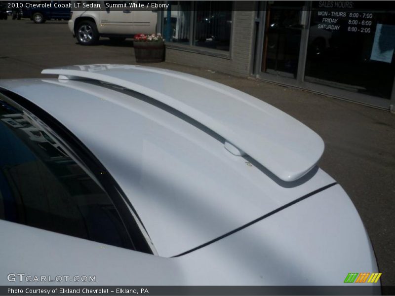 Summit White / Ebony 2010 Chevrolet Cobalt LT Sedan