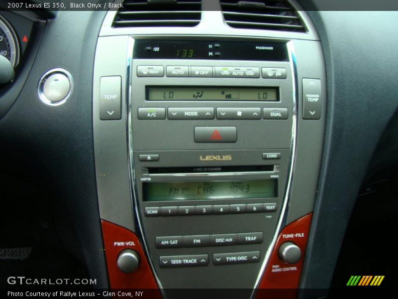 Black Onyx / Black 2007 Lexus ES 350