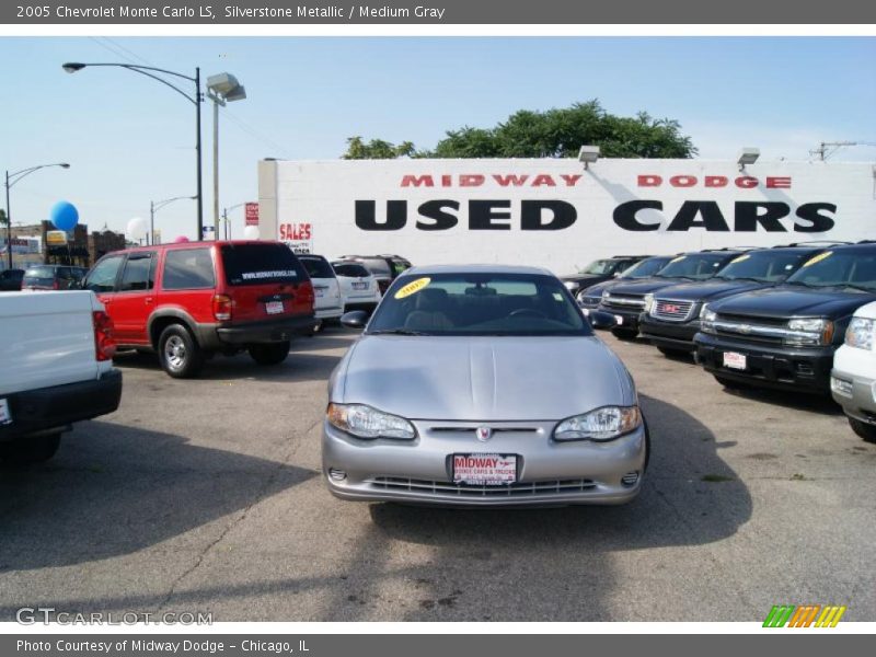 Silverstone Metallic / Medium Gray 2005 Chevrolet Monte Carlo LS