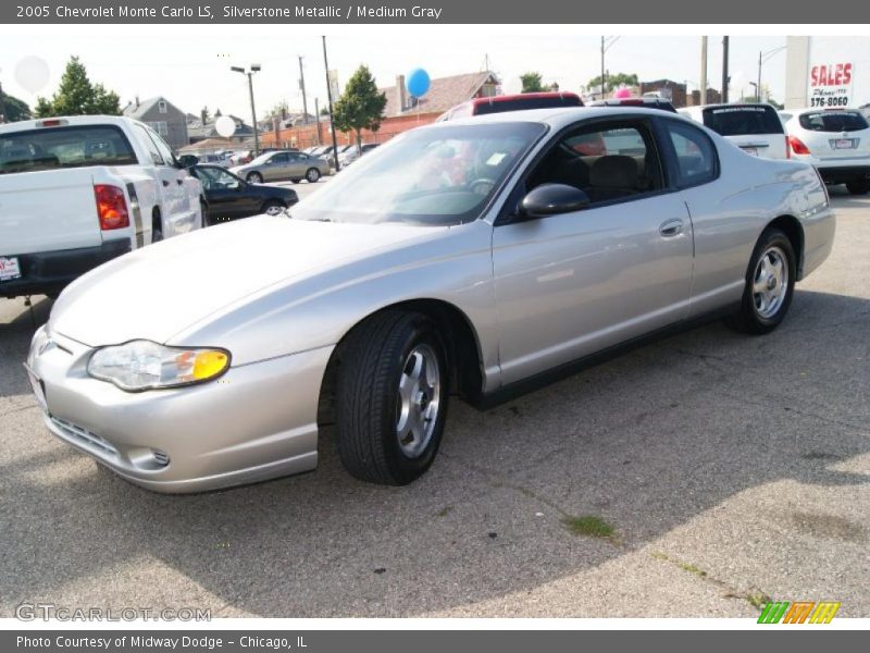 Silverstone Metallic / Medium Gray 2005 Chevrolet Monte Carlo LS