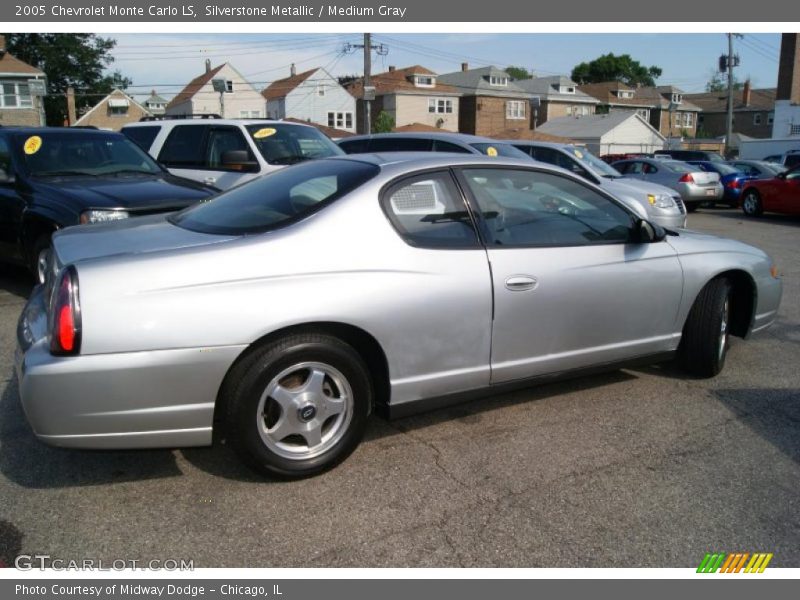 Silverstone Metallic / Medium Gray 2005 Chevrolet Monte Carlo LS